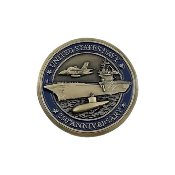 Navy 250th Anniversary Coin - Bronze