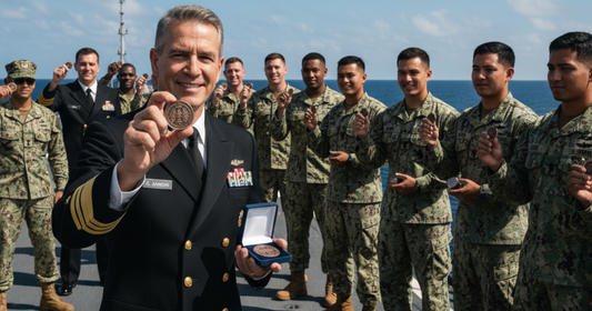 Navy 250th Anniversary Challenge Coin Collection