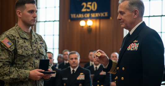 How to Commemorate the Navy 250th With a Challenge Coin
