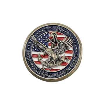 Navy 250th Anniversary Coin - Bronze